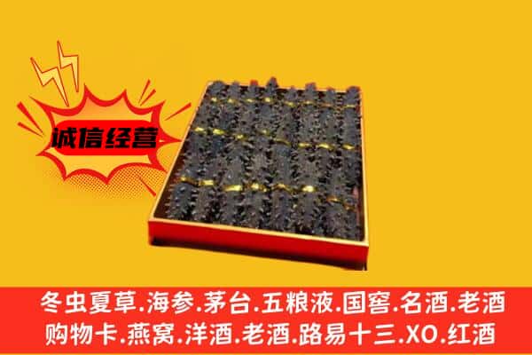 高邑县回收海参